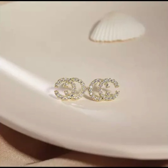 Cc Zircon Crystal Earrings - Picture 12 of 12